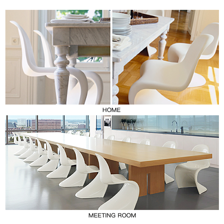 Kingnod Elegant Restaurant Outdoor Plastic Chairs Streamline Design Restaurant Chairs