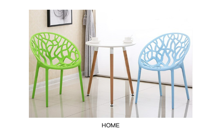 Kingnod Modern Design PP Plastic Contemporary Dining Chairs