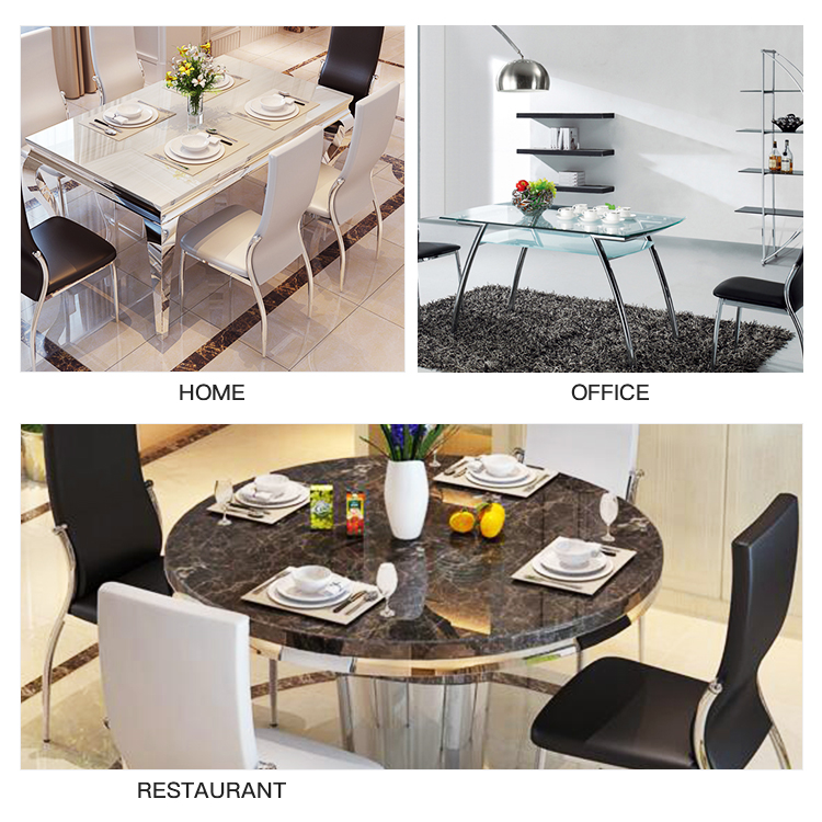 Kingnod Restaurant Furniture Metal Restaurant Dining Table Chairs for Sale