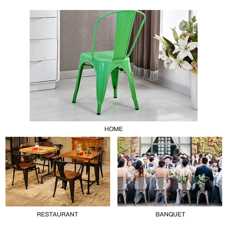 Outdoor Garden Metal Chair Outdoor Bistro Set