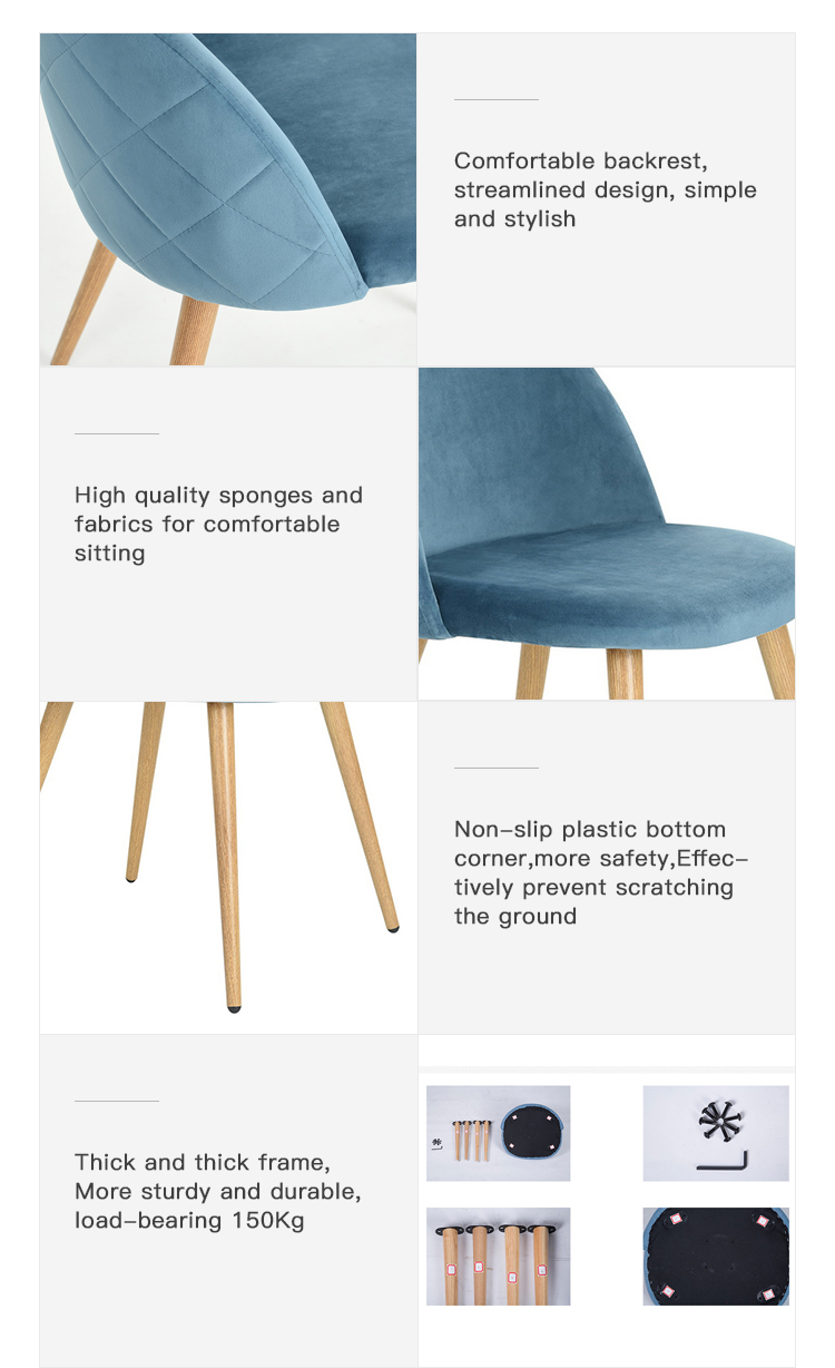 KINGNOD 2019 Cheap Hot Sale Elegant Comfortable Velvet Accent Chair