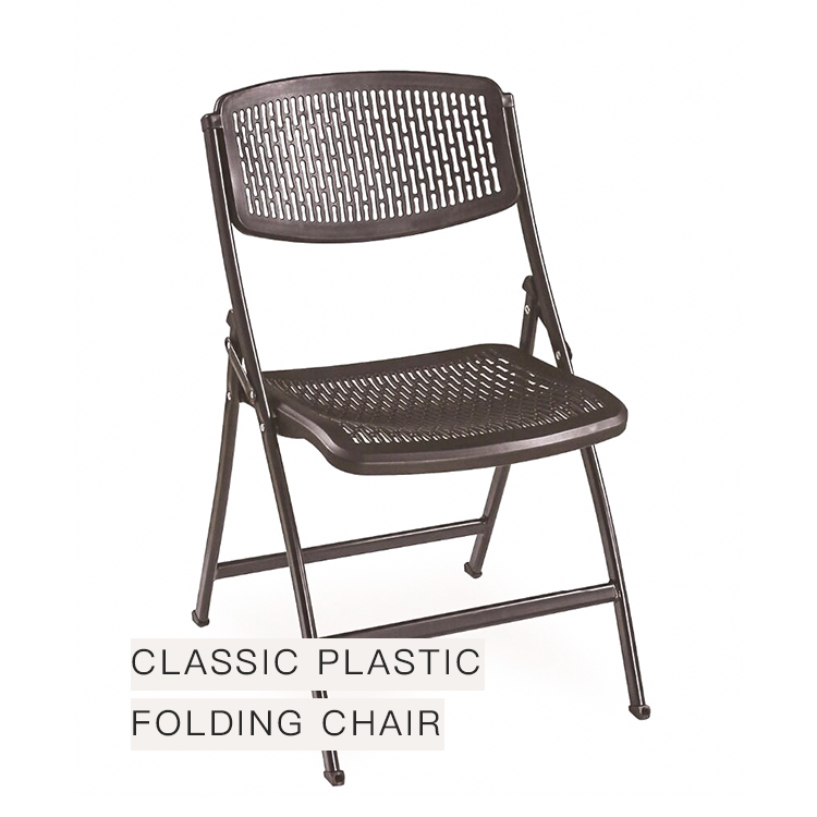 KINGNOD Modern Stacking Outdoor Folding Easy Training Chair Garden Furniture