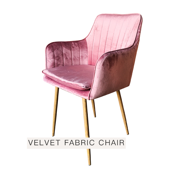 KINGNOD OEM Metal Velvet Upholstery armchairs for the living room