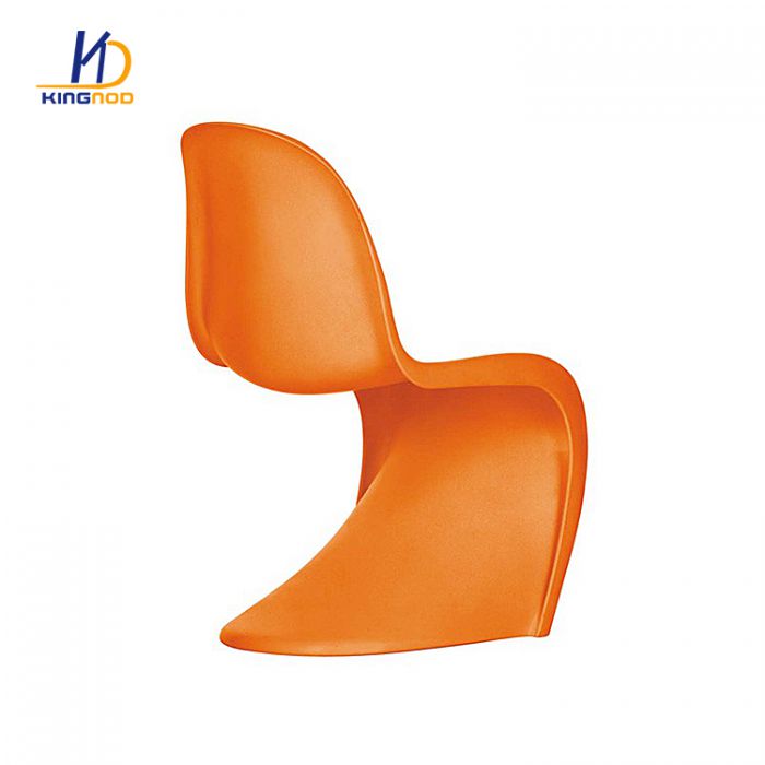 Kingnod Elegant Restaurant Outdoor Plastic Chairs Streamline Design Restaurant Chairs