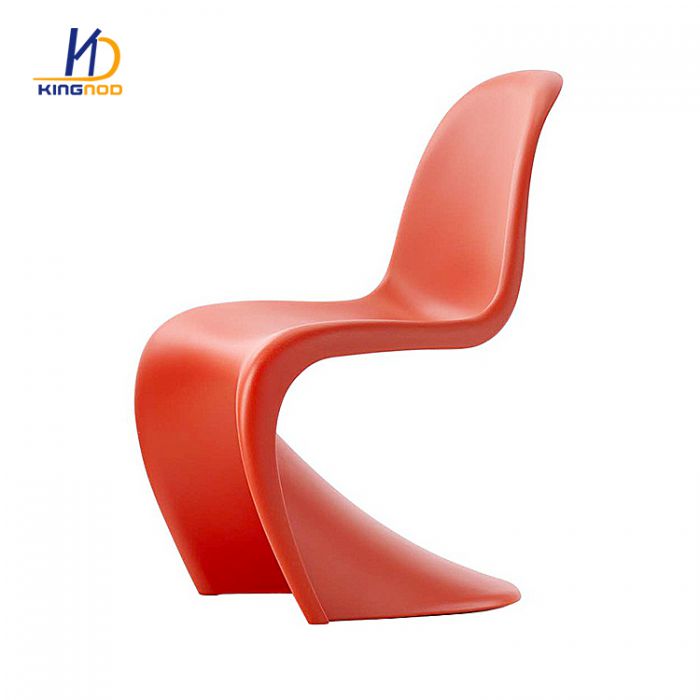 Kingnod Elegant Restaurant Outdoor Plastic Chairs Streamline Design Restaurant Chairs