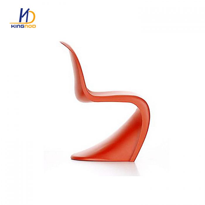 Kingnod Elegant Restaurant Outdoor Plastic Chairs Streamline Design Restaurant Chairs