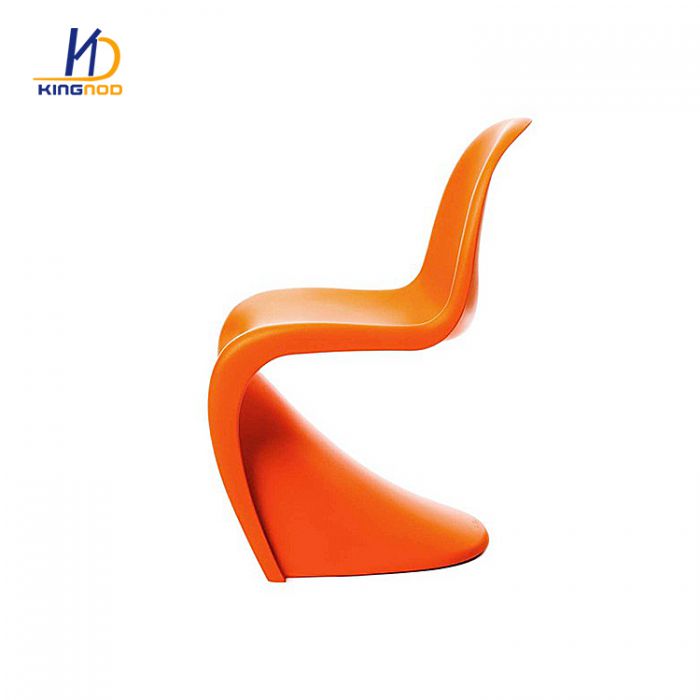 Kingnod Elegant Restaurant Outdoor Plastic Chairs Streamline Design Restaurant Chairs