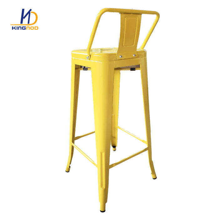 Kingnod Online High Quality Metal High Stools Counter Height Bar Stools With Backs for Sale