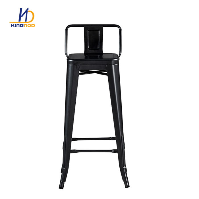 Kingnod Online High Quality Metal High Stools Counter Height Bar Stools With Backs for Sale