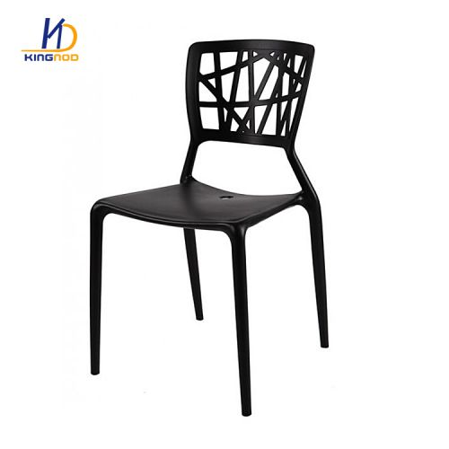 Kingnod outdoor furniture plastic stacking bistro chairs