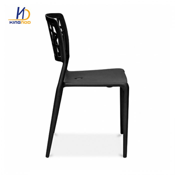 Kingnod outdoor furniture plastic stacking bistro chairs