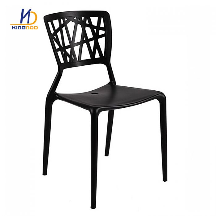 Kingnod outdoor furniture plastic stacking bistro chairs
