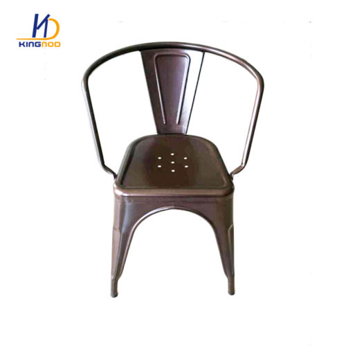 KINGNOD Bistro Cafe Restaurant Dining Chair with Armrest