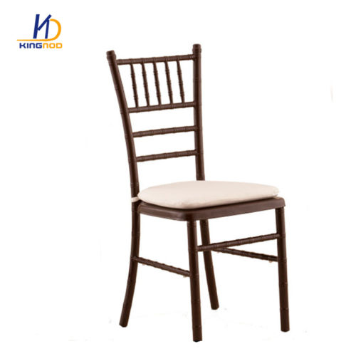 KINGNOD Cheap Stackable Chiavari Golden Wedding Banquet Metal Chair