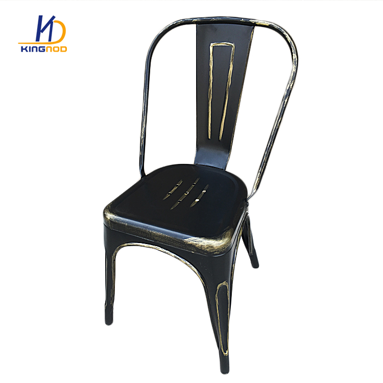 KINGNOD Conference for Hotel Chinese Style Banquet Dining Chair Vintage Metal Chairs