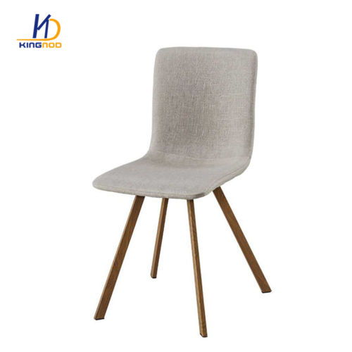 KINGNOD Hot Sale Cheap Metal Stool Royal Dining Fabric Chair