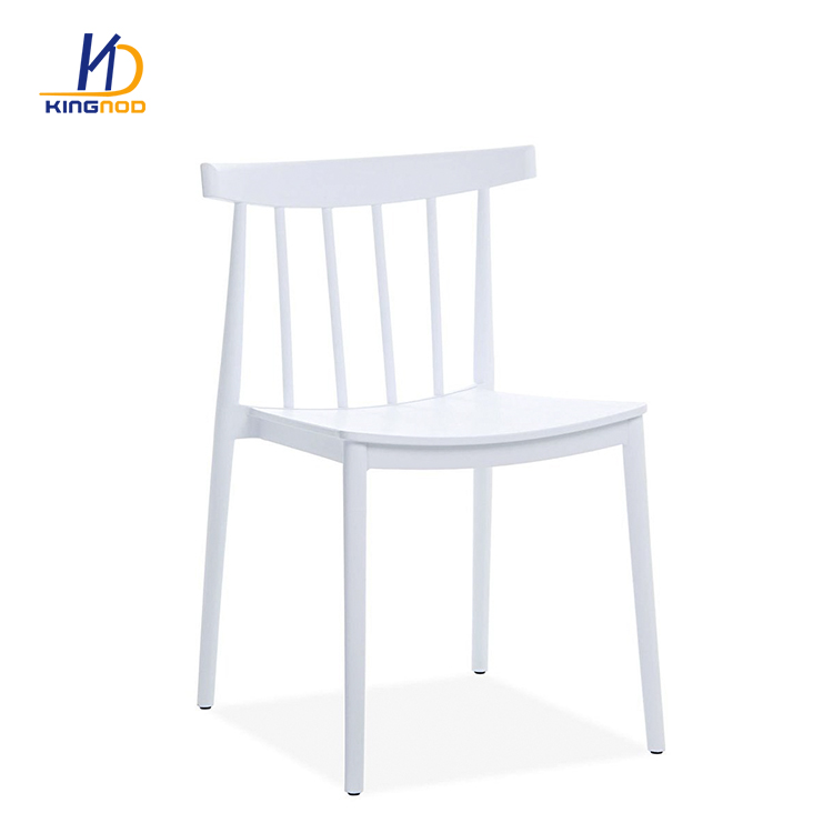 KINGNOD Modern PP Plastic Stackable Dining Hard Plastic Chairs