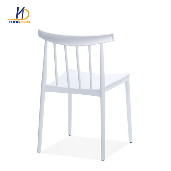 KINGNOD Modern PP Plastic Stackable Dining Hard Plastic Chairs