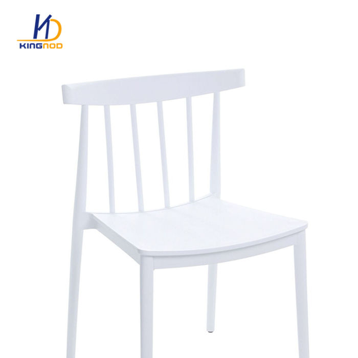 KINGNOD Modern PP Plastic Stackable Dining Hard Plastic Chairs