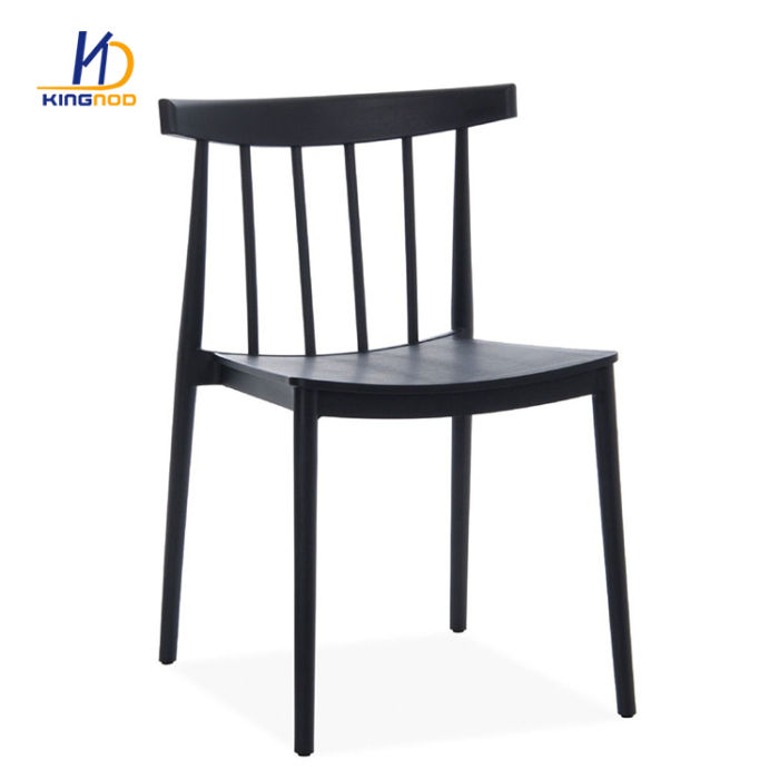 KINGNOD Modern PP Plastic Stackable Dining Hard Plastic Chairs