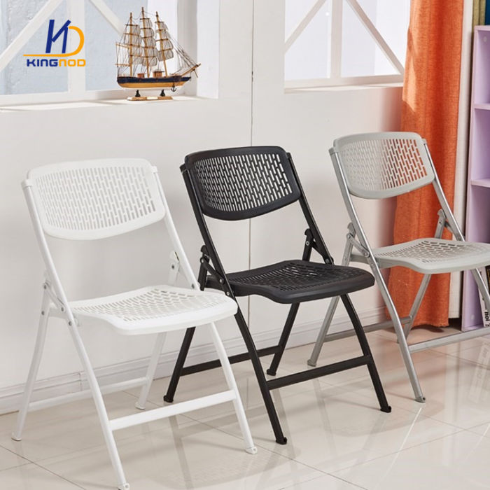 KINGNOD Modern Stacking Outdoor Folding Easy Training Chair Garden Furniture