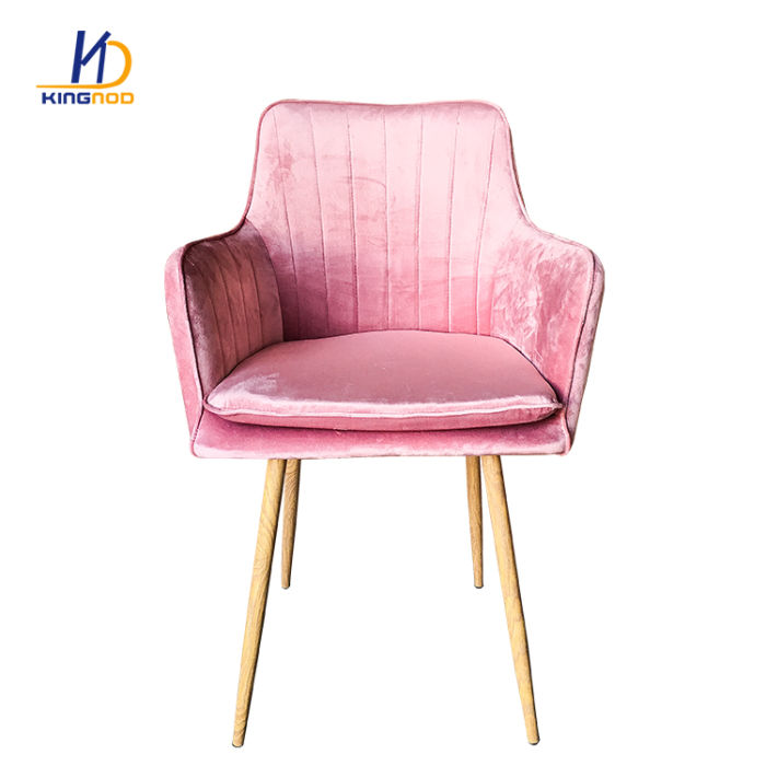 KINGNOD OEM Metal Velvet Upholstery armchairs for the living room