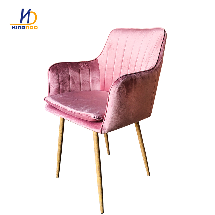 KINGNOD OEM Metal Velvet Upholstery armchairs for the living room