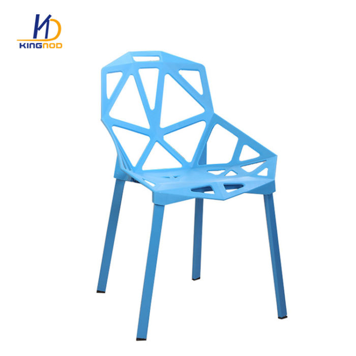 KINGNOD modern plastic leisure side chair for living room dining chair