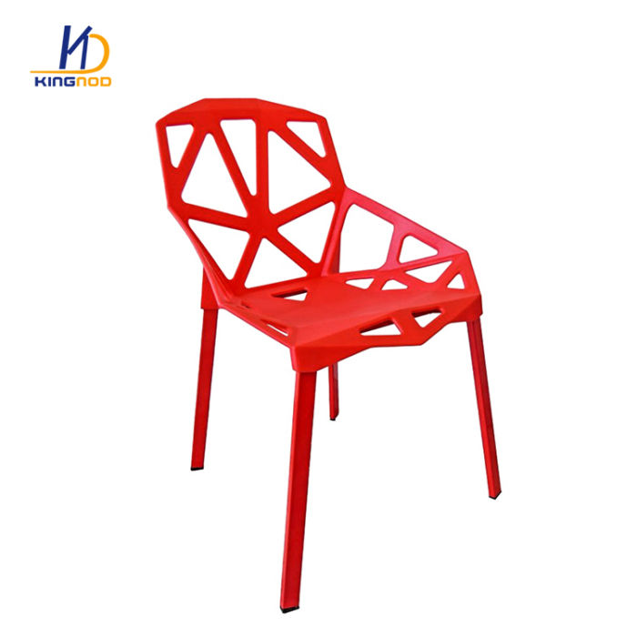 KINGNOD modern plastic leisure side chair for living room dining chair