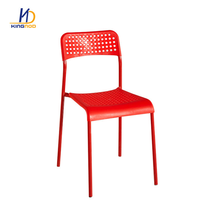 Armless Cheap Stackable PP Plastic Lounge Chair
