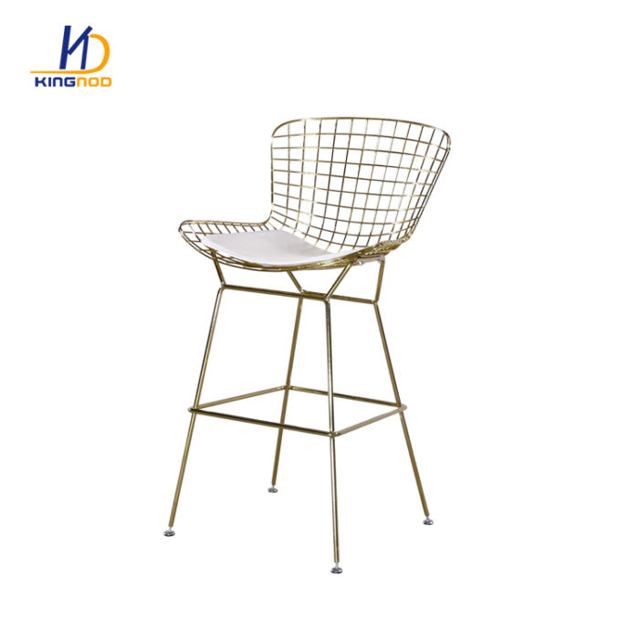 Dining Living Cafe Room Metal Wire Bar Chairs