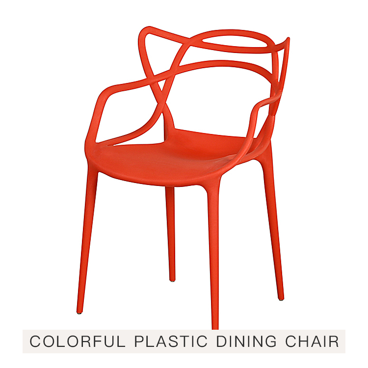 Dining Room White Polypropylene Plastic Stackable Chair White Outdoor