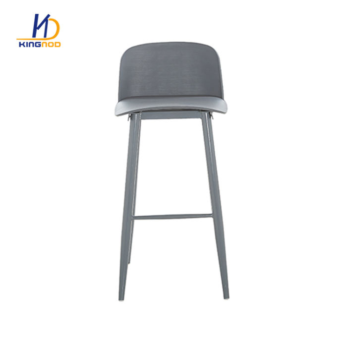 European Nordic bar chair high stool modern minimalist plastic strip club chair