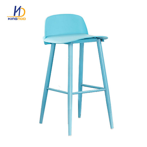 European Nordic high stool modern minimalist plastic strip club chair