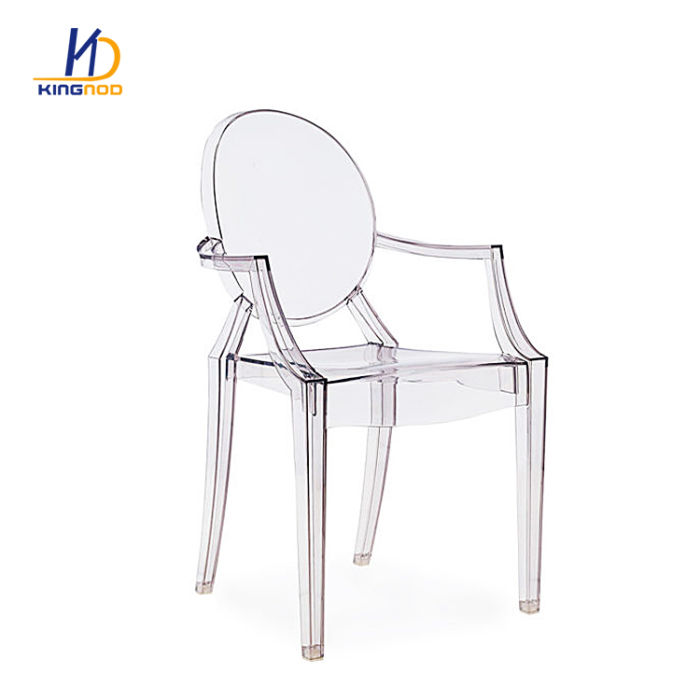 Factory Direct High Back Stackable Banquet Transparent Plastic Chair