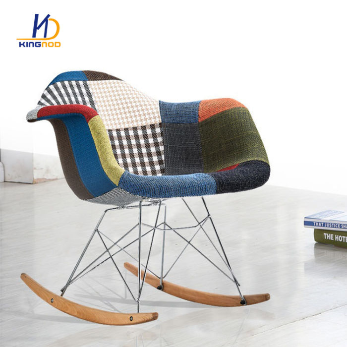 Factory Wholesale Fabric Covered Plastic Chair
