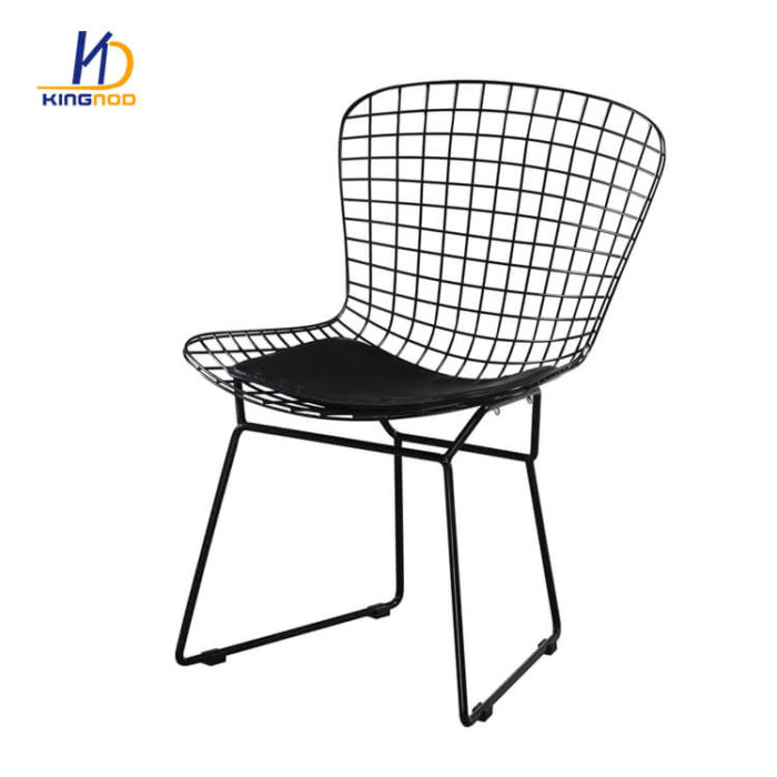 Fashionable Living Room Metal Wire Back Chair