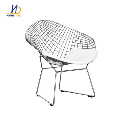 Garden Furniture outdoor black metal Wire Outdoor Painting wire chair