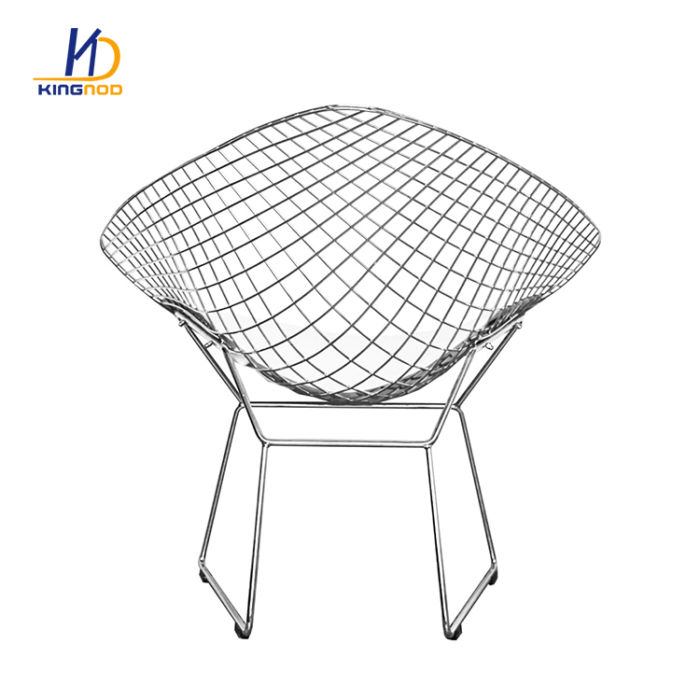 Garden Furniture outdoor black steel Wire Outdoor Painting wire chair