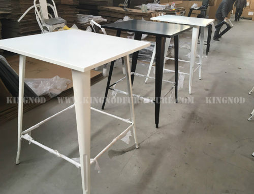 KINGNOD BT-2003 High Quality Industrial Removable Metal Dining Table
