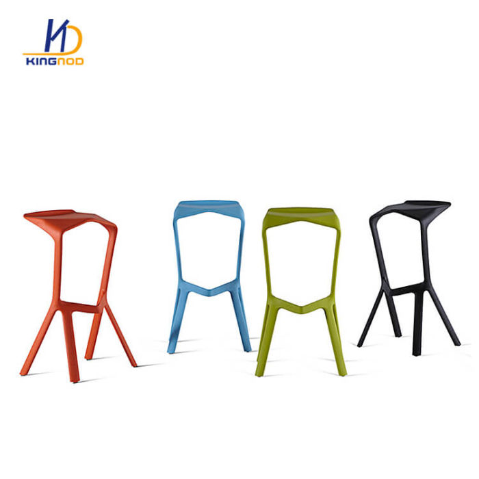 High Quality Plastic Stackable Creative Shark Bar Stool High Seat Bar Chair