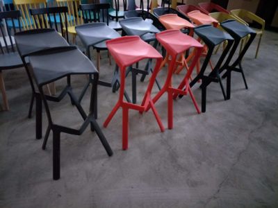 High Quality Plastic Stackable Creative Shark Bar Stool High Seat Bar Chair