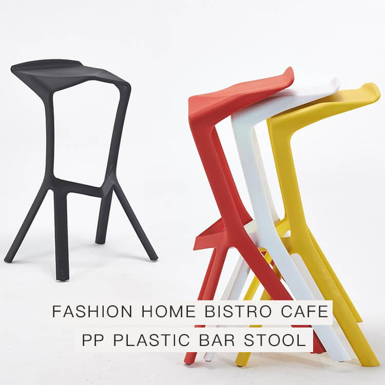 Plastic High Seat Bar Chair