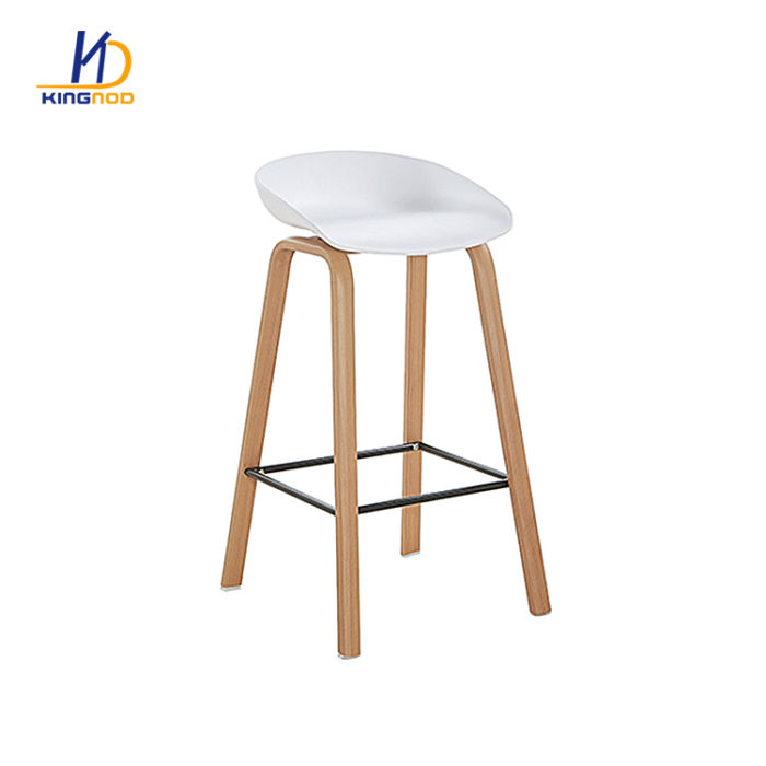 Hot Sale Modern Plastic Seat High Bar Stool Chair