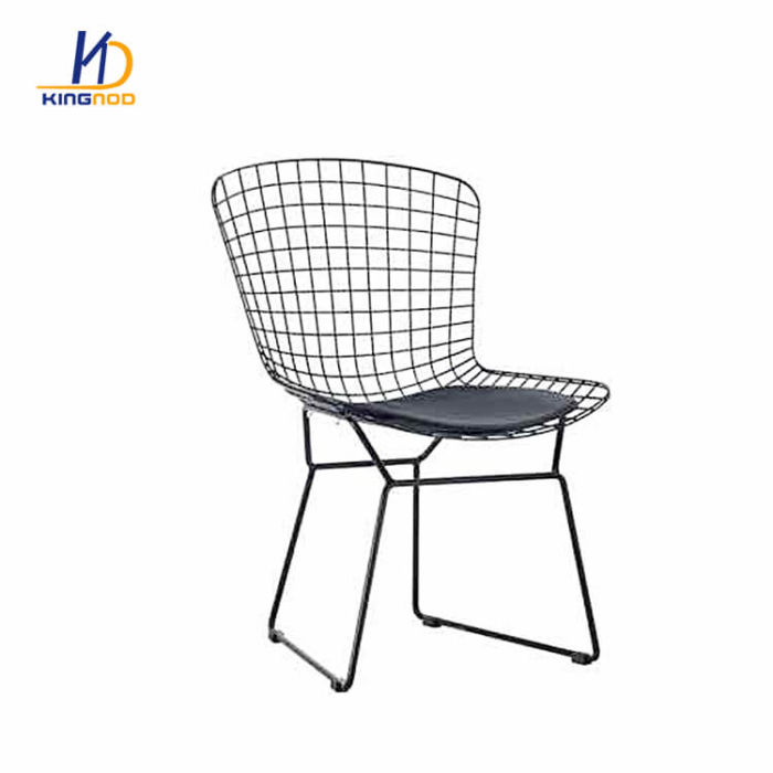 Living Room Metal Wire Back Chair