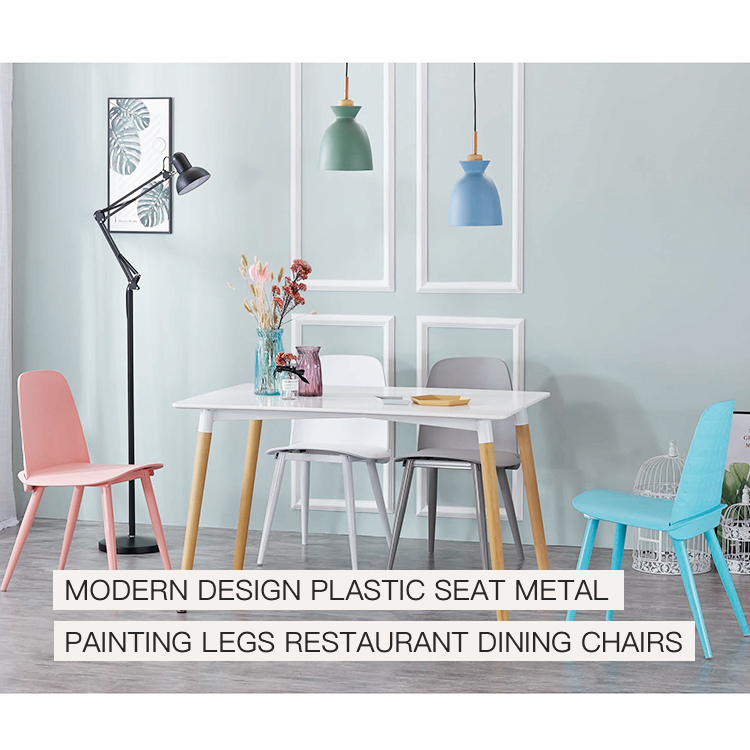 Modern Metal Dining Room Industrial Vintage Chairs