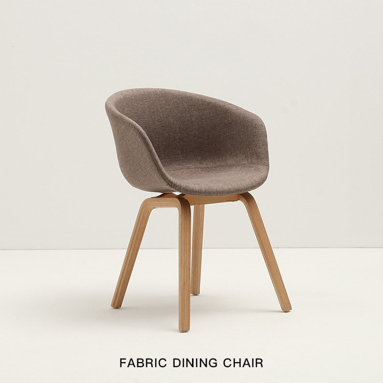 Modern restaurant dining plastic fabric chair