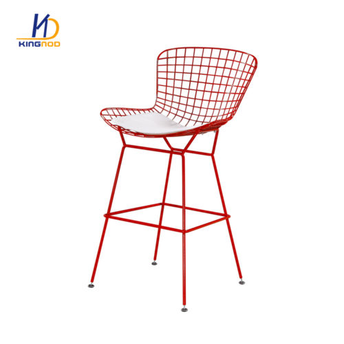 New Design Dining Living Cafe Room Metal Wire Bar Chairs