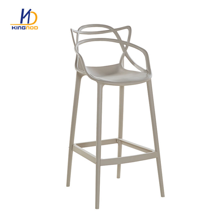 New Design Modern Commercial Bar Furniture Height Stool Plastic Counter Chair