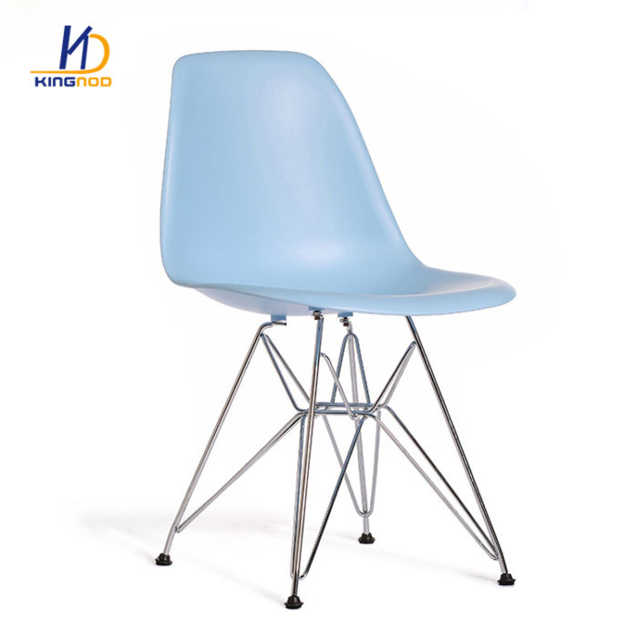 Nordic Various Color Modern Dining Plastic Acrylic Chair With Wooden Legs